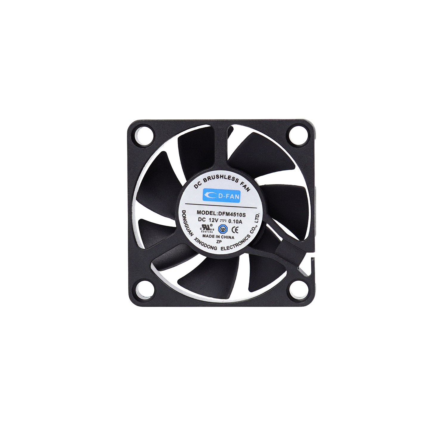 Hög luftflöde 5V 12V 45mm DC AXIAL FAN