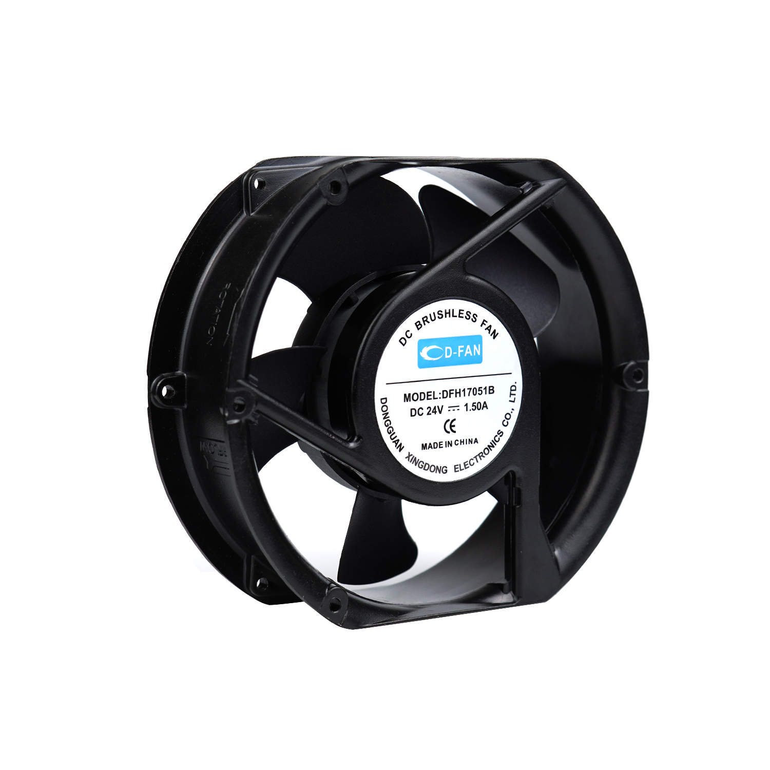 High Speed ​​48V DC Axial Fan för servern